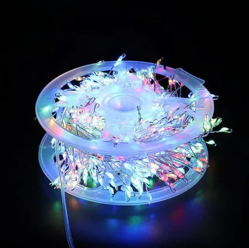 LED-Kupferdraht-Lichterkette mit Büschel-Effekt