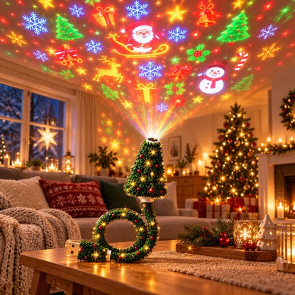 HD-USB-Weihnachtsprojektor – Zaubern Sie augenblicklich eine traumhafte Weihnachtsatmosphäre