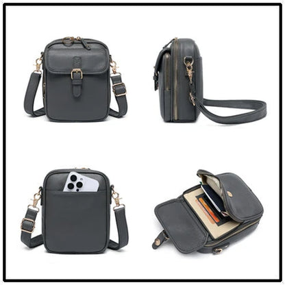 Damen-Kleine-Kasten-Umhängetasche – Elegante Kasten-Schultertasche
