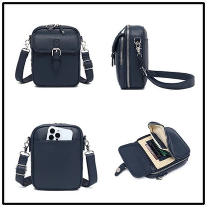 Damen-Kleine-Kasten-Umhängetasche – Elegante Kasten-Schultertasche