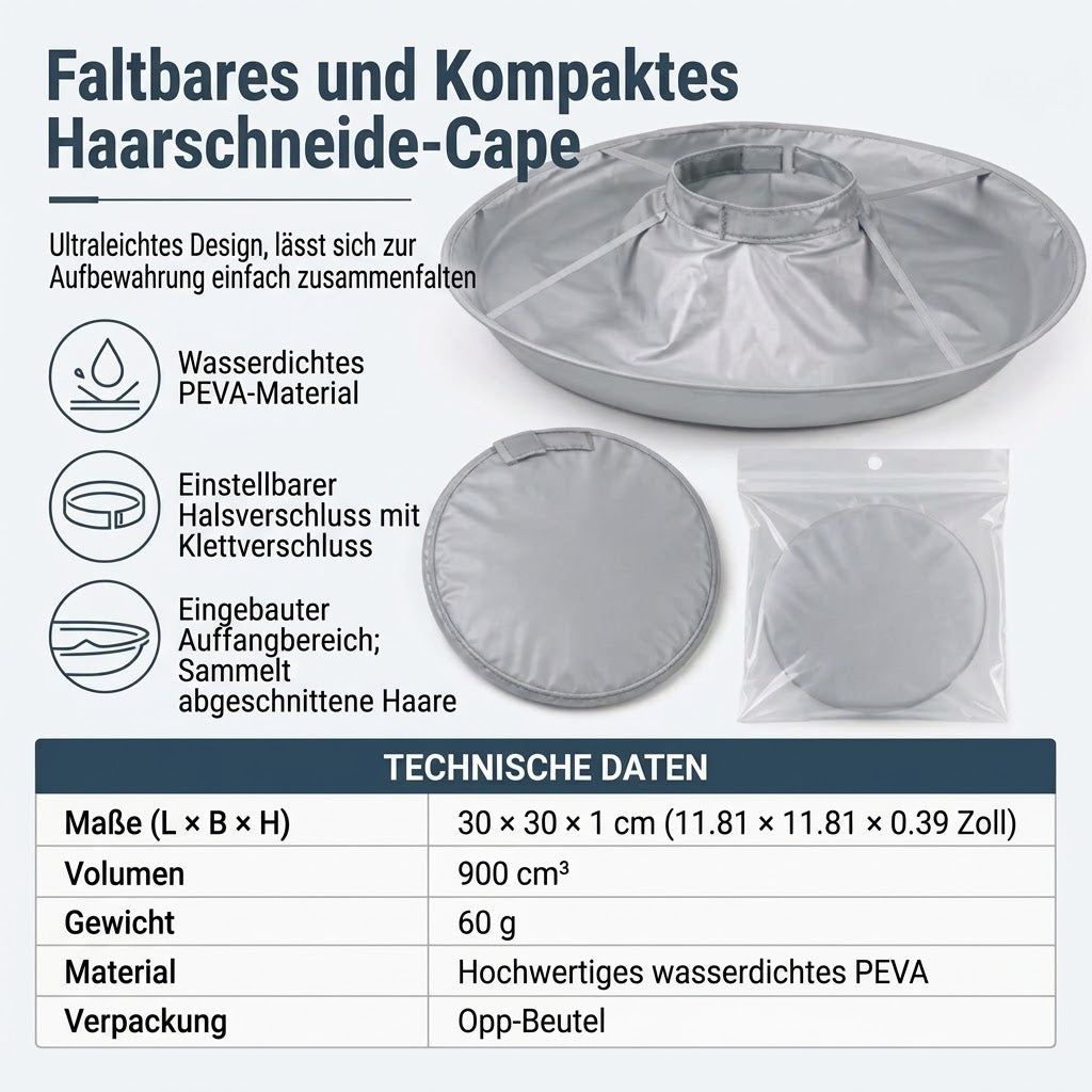 Wasserdichte Schneidabdeckung mit Staubschutz – Zusammenklappbarer Staubschutz im Regenschirm-Design für den Heimgebrauch