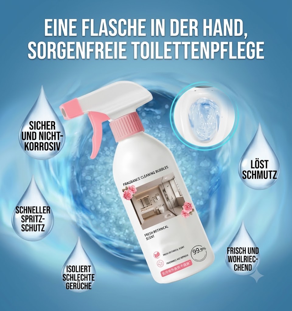 Multifunktionales Badezimmer-Sprühreiniger