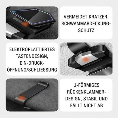 Magnetischer Sonnenbrillenhalter für die Auto-Sonnenblende