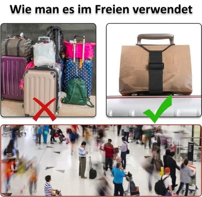 Multifunktionale Gepäckgurte im 2er-Pack