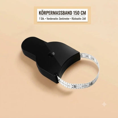 Automatisches, einziehbares 3D-Körpermaßband – Präzises Messen von Taille, Hüfte, Brust und Armen