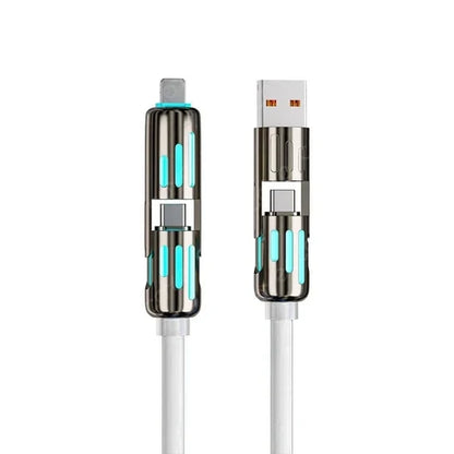 4-in-1 USB-Schnellladekabel