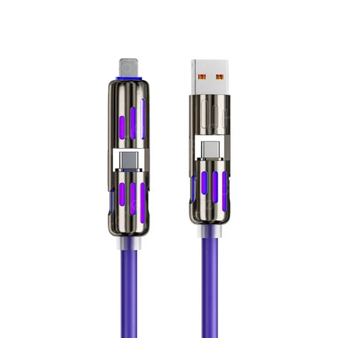 4-in-1 USB-Schnellladekabel