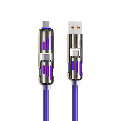 4-in-1 USB-Schnellladekabel