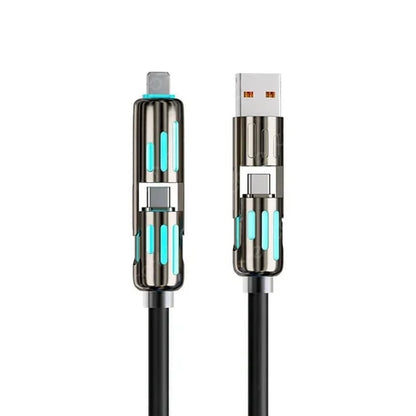 4-in-1 USB-Schnellladekabel