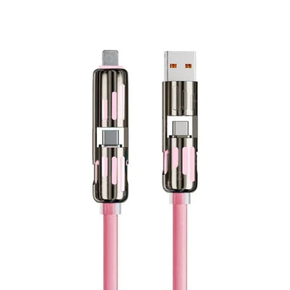 4-in-1 USB-Schnellladekabel