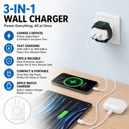 3-in-1 Wandladegerät