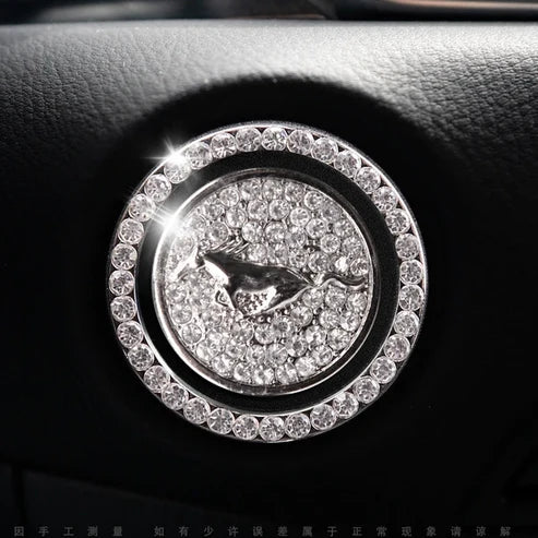 Eleganter Zierring für den Motorstartknopf