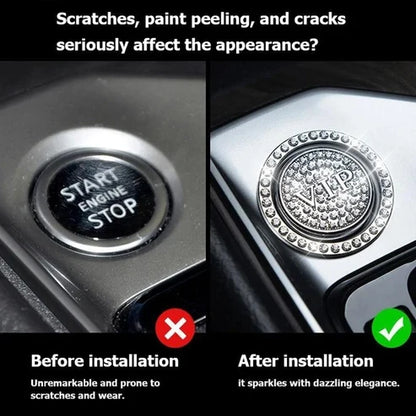 Eleganter Zierring für den Motorstartknopf