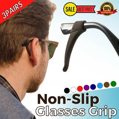 Rutschfeste Brillenbügelhaken aus Silikon – Brillenhalter / Brillenstopper