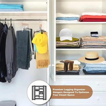 Kleiderbügel mit 10 Clips – Platzsparender Trockner für Socken und Unterwäsche
