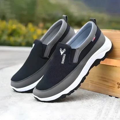 Klassische, leichte Herren-Bootsschuhe – Bequeme, lässige Slip-On-Loafer