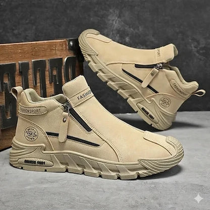 Herren-Wanderschuhe mit seitlichem Reißverschluss – Langlebige Outdoor-Trekking-Schuhe
