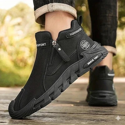 Herren-Wanderschuhe mit seitlichem Reißverschluss – Langlebige Outdoor-Trekking-Schuhe