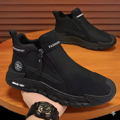Herren-Wanderschuhe mit seitlichem Reißverschluss – Langlebige Outdoor-Trekking-Schuhe