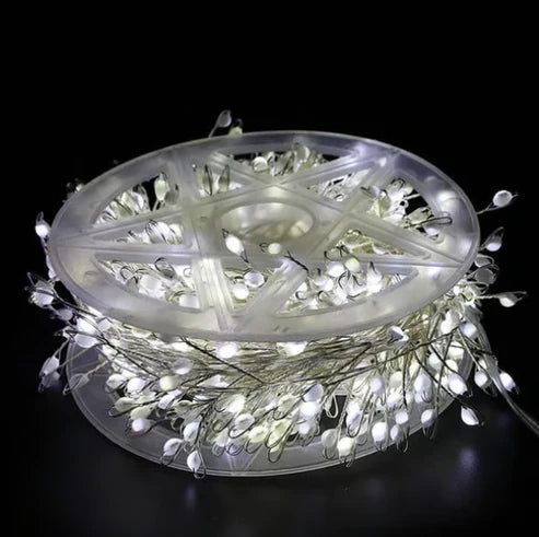 LED-Kupferdraht-Lichterkette mit Büschel-Effekt
