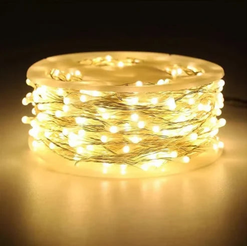 LED-Kupferdraht-Lichterkette mit Büschel-Effekt