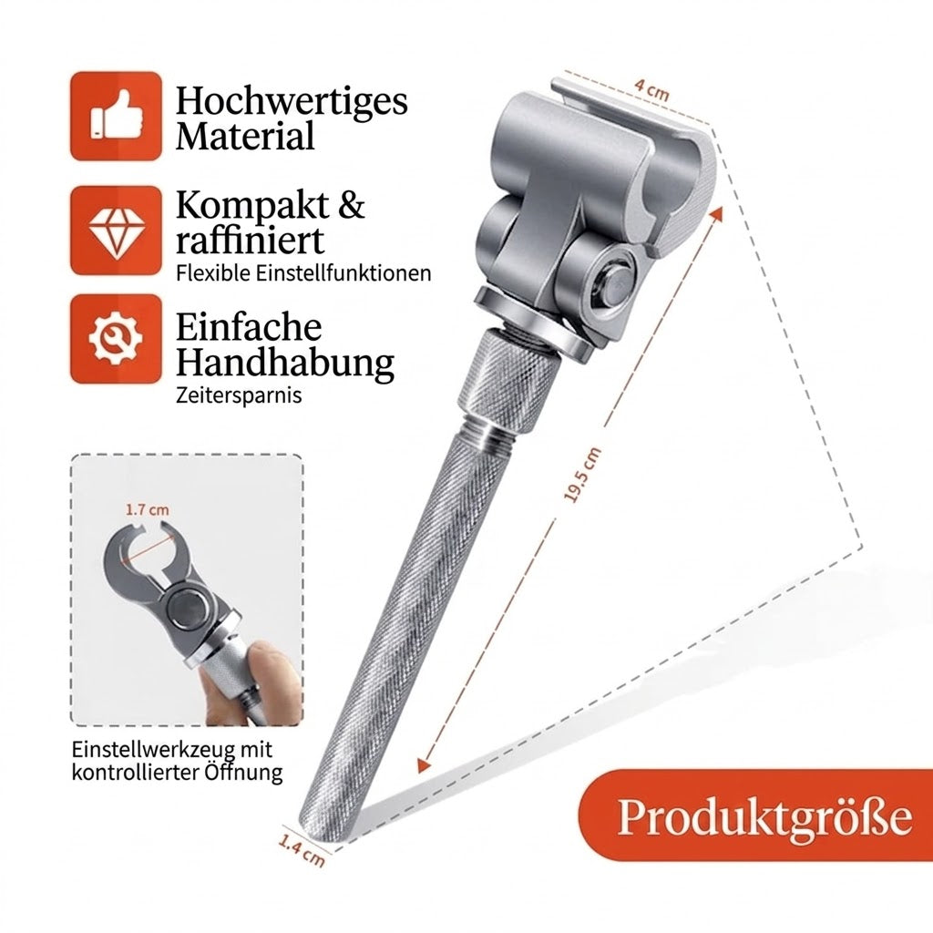 Universeller einstellbarer Zapfenschlüssel