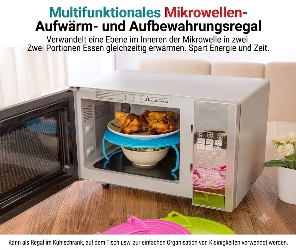 Faltbares Mikrowellentablett
