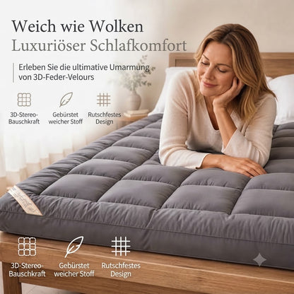 Weiche gesteppte Rollmatratze
