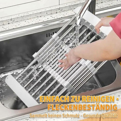 Verstellbares Abtropfgestell für die Spüle