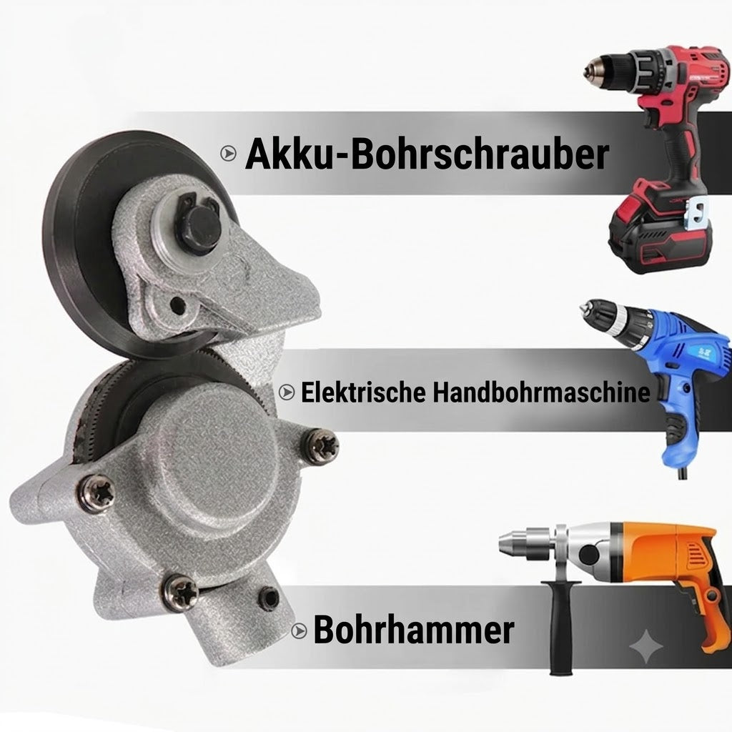 Blechschneide-Aufsatz für Bohrmaschinen – Elektrische Metallschere & Blechschneider