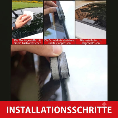 Fahrzeugspezifische, zuschneidbare Gummi-Dichtungsstreifen