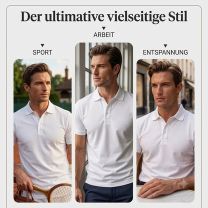 Herren Kurzarm-Poloshirt – Sportlicher Slim-Fit