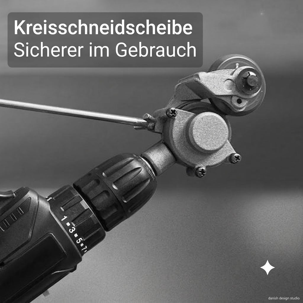 Blechschneide-Aufsatz für Bohrmaschinen – Elektrische Metallschere & Blechschneider