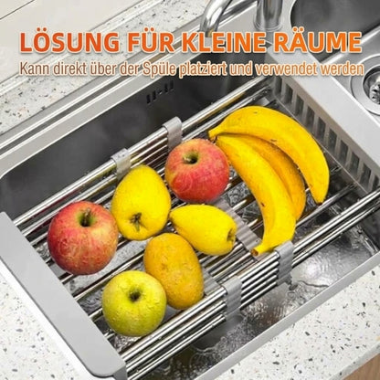 Verstellbares Abtropfgestell für die Spüle