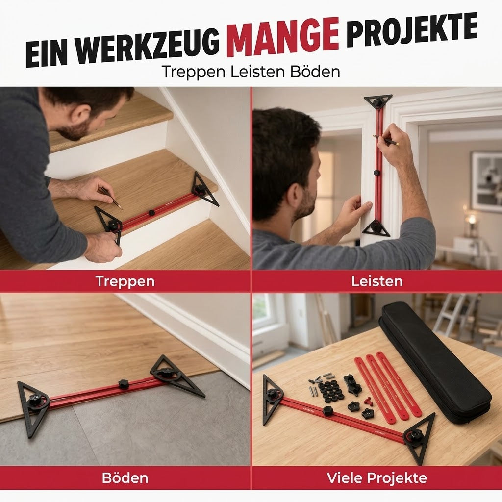 Langlebiges Aluminium-Messwerkzeug – Präzise Messungen für Heimwerker und Profis