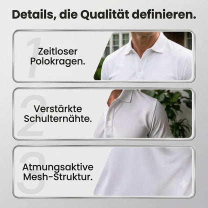 Herren Kurzarm-Poloshirt – Sportlicher Slim-Fit