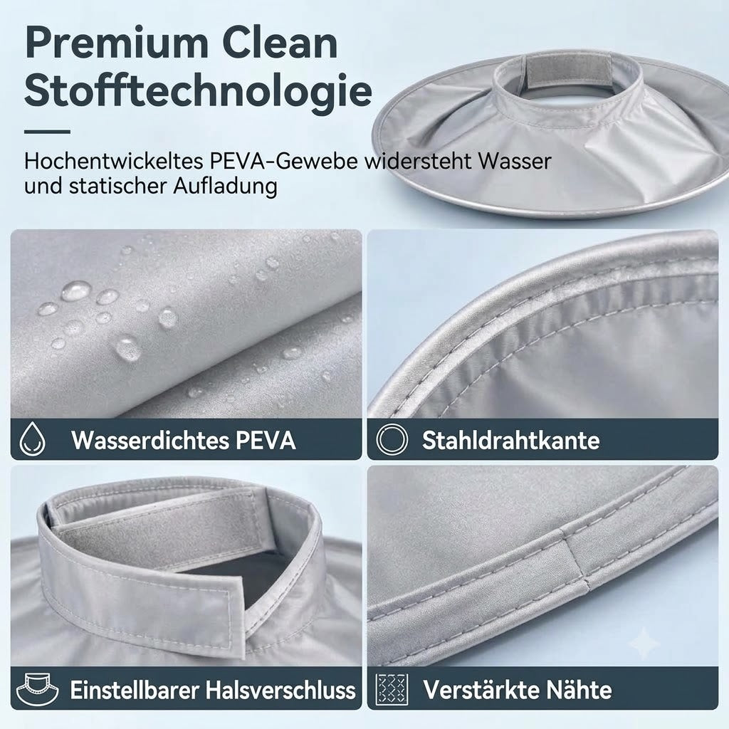 Wasserdichte Schneidabdeckung mit Staubschutz – Zusammenklappbarer Staubschutz im Regenschirm-Design für den Heimgebrauch