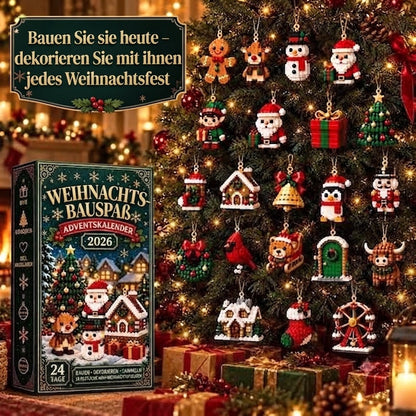 Weihnachtliches Bauen – Baue jeden Tag eine neue Weihnachtsfigur bis Heiligabend.