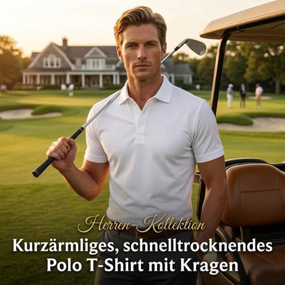 Herren Kurzarm-Poloshirt – Sportlicher Slim-Fit