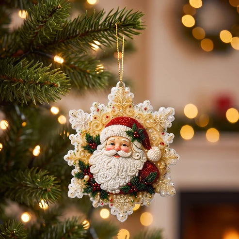 6er-Set DIY-Diamantmalerei-Set für Weihnachtsdekorationen