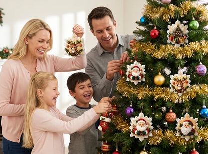 6er-Set DIY-Diamantmalerei-Set für Weihnachtsdekorationen