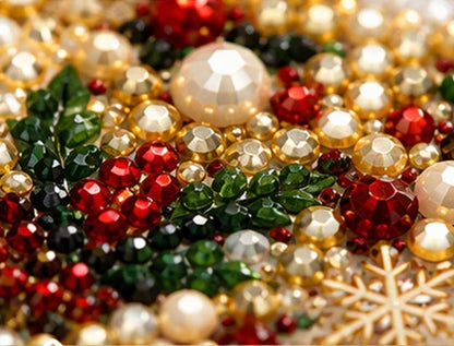 6er-Set DIY-Diamantmalerei-Set für Weihnachtsdekorationen