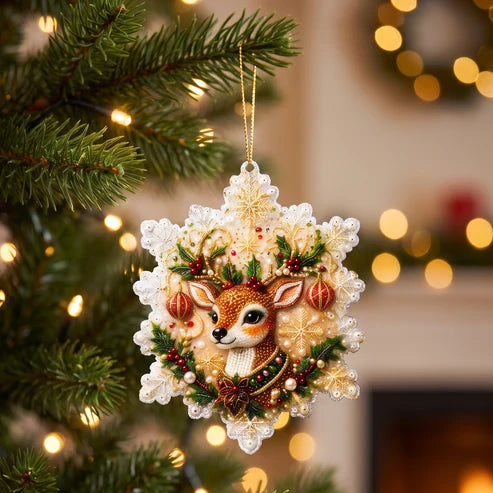 6er-Set DIY-Diamantmalerei-Set für Weihnachtsdekorationen