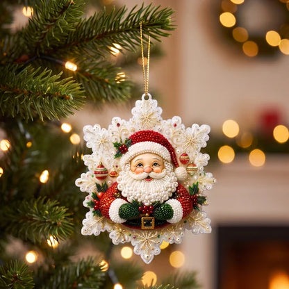 6er-Set DIY-Diamantmalerei-Set für Weihnachtsdekorationen