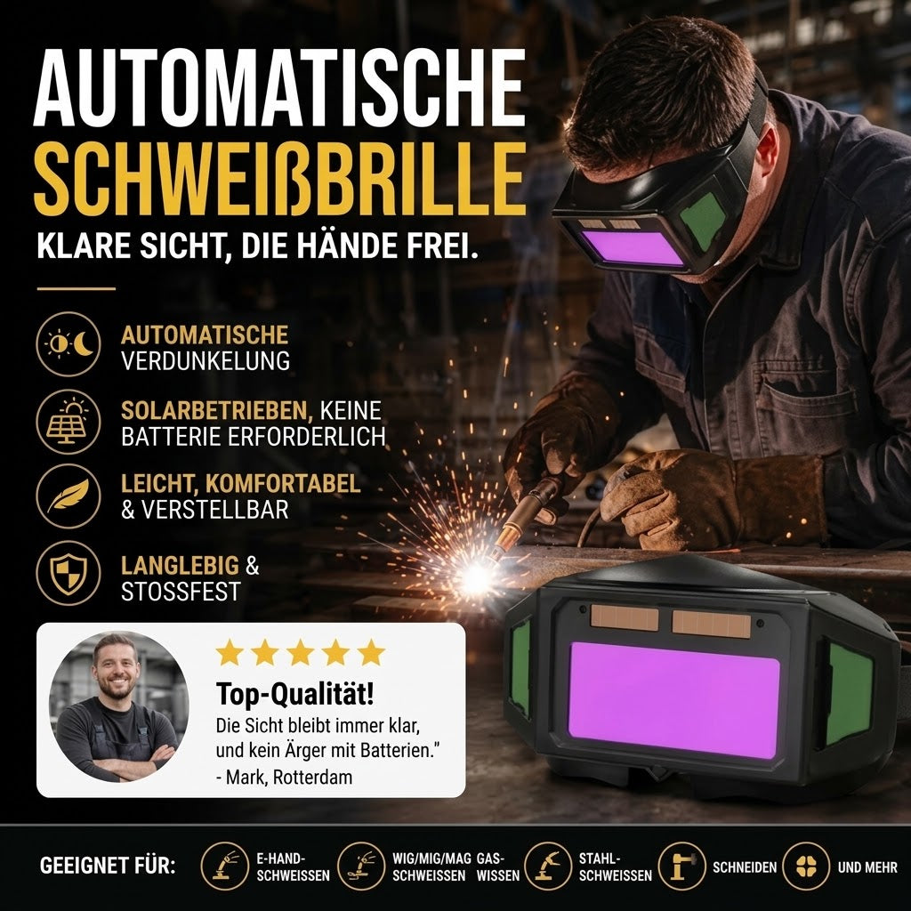 Brandschutz-Schweißbrille – Neues Modell 2026