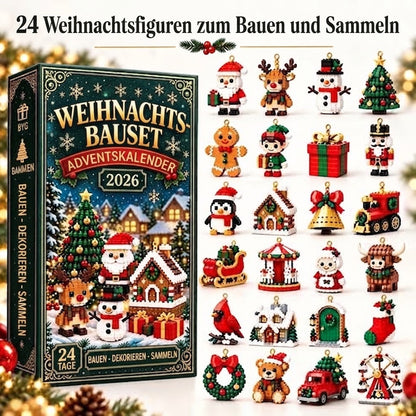 Weihnachtliches Bauen – Baue jeden Tag eine neue Weihnachtsfigur bis Heiligabend.