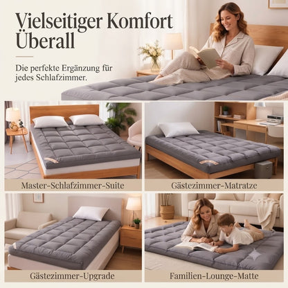 Weiche gesteppte Rollmatratze