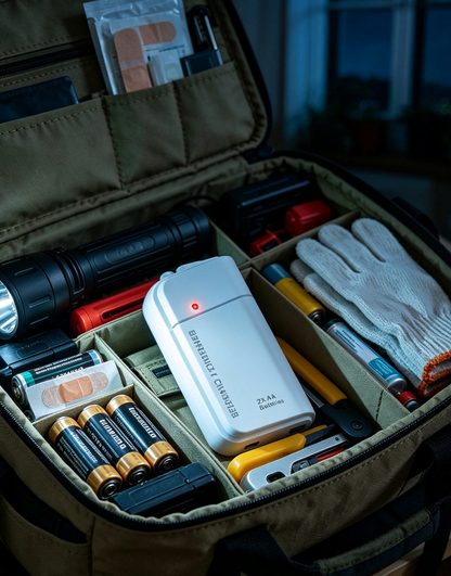 AA-Batterie-Powerbank mit LED-Taschenlampe – Zusätzliche Energie für Ihr Smartphone im Notfall