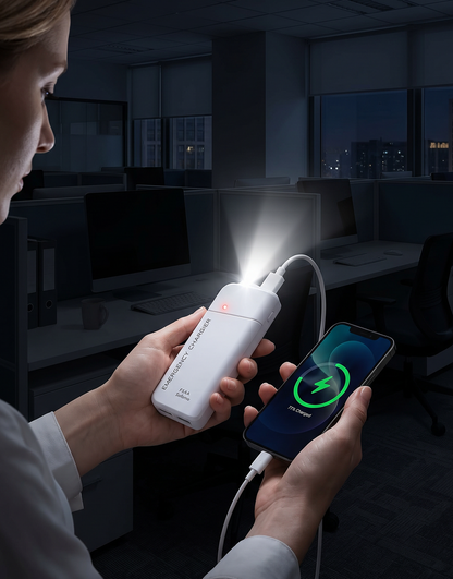 AA-Batterie-Powerbank mit LED-Taschenlampe – Zusätzliche Energie für Ihr Smartphone im Notfall