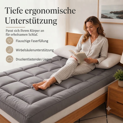 Weiche gesteppte Rollmatratze